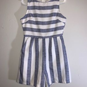 Stripped romper